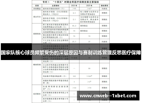 国家队核心球员频繁受伤的深层原因与赛制训练管理反思医疗保障